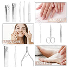 Manicure Set, FAMILIFE Professional Manicure Kit Nail Kit Mens Grooming Tools - Image 6