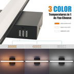 LED Bathroom Vanity Light 16in 3 Color Temperature Over Mirror Lighting Fixture - Image 2