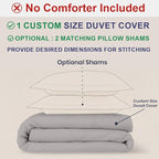Kotton Culture Custom Duvet Cover-100% Egyptian Cotton 600 Thread Count Ultra - Image 2