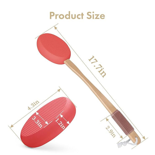 AmazerBath Lotion Applicator for Back, 4 Replacement Pads - Image 2