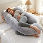 U-Shaped Full Body Pillow for Adults, Maternity Pregnancy Pillow - Image 2