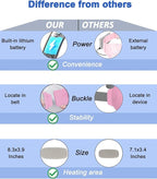 Electric Heating Pad, Portable Cordless Menstrual Heating Pad - Image 9