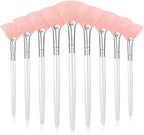 9 Pieces Facial Fan Mask Brushes, Soft Facial Applicator Brushes Tools by Maitys