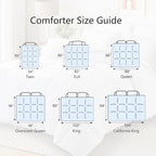 TEXARTIST Premium 2100 Series King Comforter All Season Breathable Lavender - Image 6