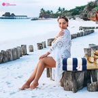 CASA COPENHAGEN Cabana Towels 2Pcs Cobalt Blue Designer Stripe Beach Bathsheet - Image 5