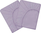 HBHLFZ King Fitted Sheet Only 2 Pack, Soft Breathable Bottom Sheet by HBHLFZLuxuryHomeLife