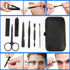 QURIPE 7pcs Manicure Set, Nail Clippers Kit, Stainless Steel Manicure Kit - Image 4