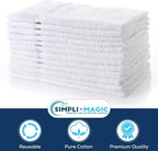 Simpli-Magic Cotton Hand Towels 16"x27" – Soft Towels - Image 2