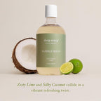 Deep Steep Bubble Bath, Coconut Lime 17 oz – Hypoallergenic, Clinically Tested - Image 4
