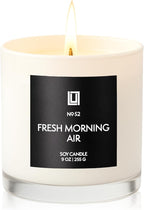 Lulu Candles | Fresh Morning Air | Luxury Scented Soy Jar Candle | Hand Poured - Image 2