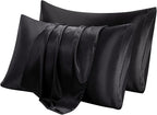 Aormenzy Satin Pillow Cases for Women Queen Size Set of 2, Fade Resistant - Image 6