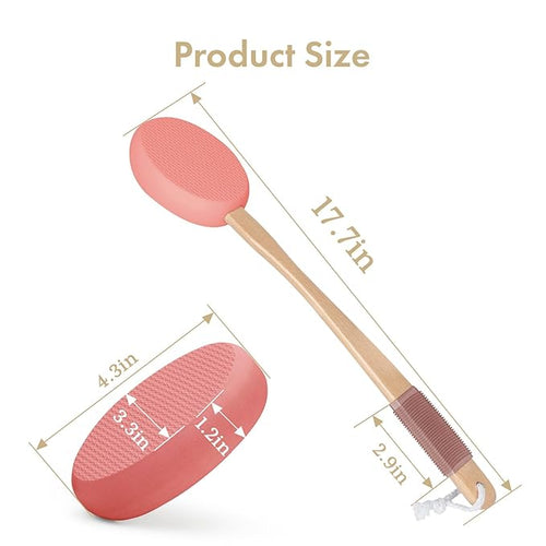 AmazerBath Lotion Applicator for Back, 4 Replacement Pads - Image 2