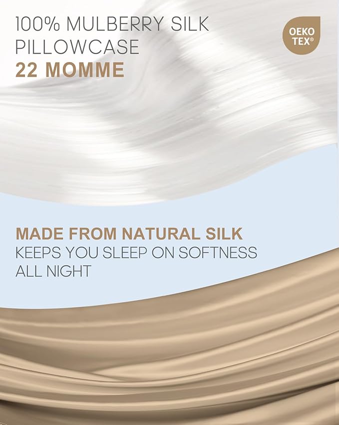 THXSILK Set of 2 100% Mulberry Silk Pillowcase - Image 2