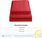 Twin XL Sheets - Breathable Luxury Sheets - 1800 Supreme Collection Extra Soft - Image 4
