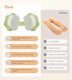 Memory Foam Pregnancy Pillows for Sleeping, Side Sleeper Maternity Pillow - Image 4