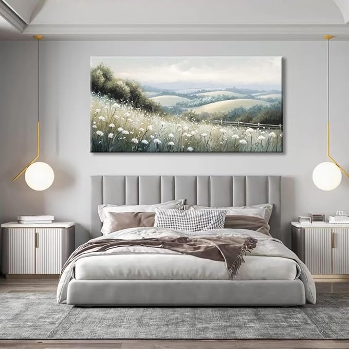 Sea of Flowers Canvas Wall Art - Image 3