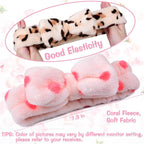 8 Pcs Spa Headbands for Women Facial Makeup Headband Stocking Stuffers For - Image 5