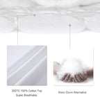 LEISURE TOWN Cotton Mattress Pad Queen Size Fitted Quilted Mattress Cover - Image 3