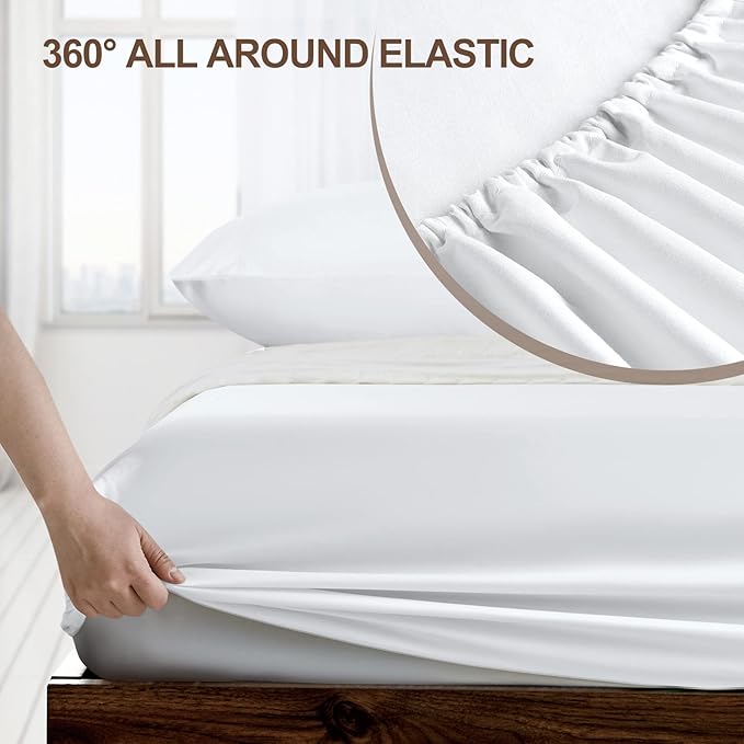 FreshCulture King Fitted Sheet Only 2 Pack - Image 3