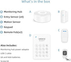 WiFi Alarm System, Smart Home Alarm System Wireless 9 Piece-kit, DIY Alarm - Image 8