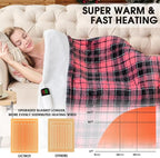 Pink Heated Blanket Electric Full Size, 72X84 Heating Blanket - Image 2