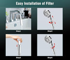 INAVAMZ 2 Pack Replacement Shower Filter Cartridge - Image 4