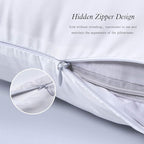 Jocoku 100% Mulberry Silk Pillowcases Set of 2 - Image 4