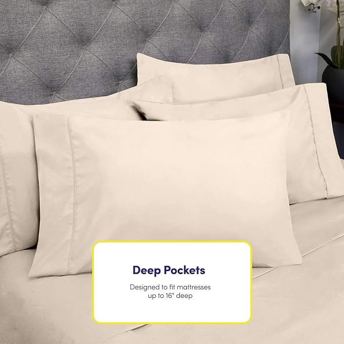 Cal King Size Bed Sheets - Image 5