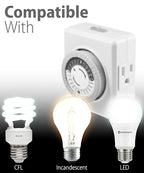 Fosmon 24-Hour Dual Timers Outlets - Image 7