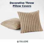 Pallene Faux Fur Plush Throw Pillow Covers 26x26 Set of 2, Luxury Soft Fluffy - Image 9