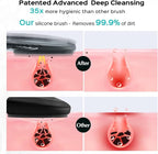 COSLUS FBS01 Facial Cleansing Brush Face Scrubber: Portable Silicone Waterproof - Image 2