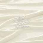 Andency Comforter Full Size Set Ivory, 3 Pieces Boho Ivory Lightweight Bedding - Image 9