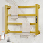 ENZE Smart Luxury Heated Towel Rack, 4-Bar Gold Electric Towel Warmer 115W by ENZESMART