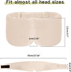 2pcs 100% Handmade Bamboo Sleeping Eye Mask - Image 6
