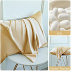 Mulberry Silk Pillowcase for Hair and Skin Standard Size 20"X 26" - Image 9