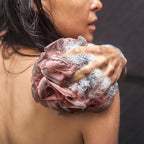 Toem® Loofah Back Scrubber for Shower | Bamboo Charcoal Fiber Infused | Loufas - Image 7