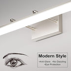 Aipsun 31.5 inch Modern Brushed Nickel Vanity Light Adjustable Bathroom Light - Image 4