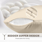 100% Mulberry Silk Pillowcase 2 Pack, Standard Size Silk Pillow Cases - Image 5
