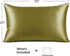 Pure Bedding Satin Pillowcase 2 Pack - Image 6