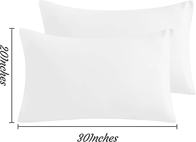 NTBAY Queen Pillow Cases Set of 2, 2 Pack Brushed Microfiber Pillow Cases - Image 3