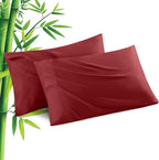 Pillowcases Queen Size 2 Pack, Viscose Cooling Pillow Cases by JamRest