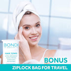 Bondi SPA Microfiber Hair Towel – Dries Hair 50% Faster – Anti-Frizz Towel - Image 5