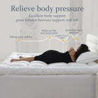 WhatsBedding 5 inch Memory Foam Mattress Topper King Size - Image 6