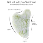BAIMEI IcyMe Jade Roller & Gua Sha Set Face Roller and Gua Sha Facial Tools - Image 5