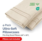 King Pillow Cases Set of 4 - Image 2