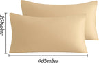 NTBAY King Pillow Cases Set of 2, 2 Pack Brushed Microfiber 20x40 Pillow Cases - Image 6