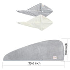 M-bestl 2 Pack Hair Towel Wrap, Absobent Hair Drying Towel - Image 6
