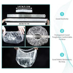 30pcs Disposable Shower Caps-Multi-Purpose Thickening Elastic Bath Cap Plastic - Image 6