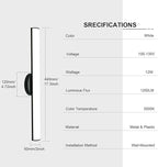 OOWOLF 4 Pack Bathroom Vanity Light, Adjustable Brightness 12W 17.3inch - Image 6