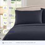 Twin XL Sheets - Breathable Luxury Sheets - 1800 Supreme Collection Extra Soft - Image 2
